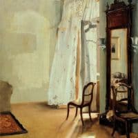 Adolph Von Menzel The Balcony Room 1845 Hand Painted Reproduction