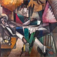 Albert Gleizes Man In A Hammock Hand Painted Reproduction