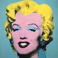 Andy Warhol Marilyn Hand Painted Reproduction