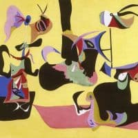 Arshile Gorky Garden In Sochi 1940-41 Hand Painted Reproduction