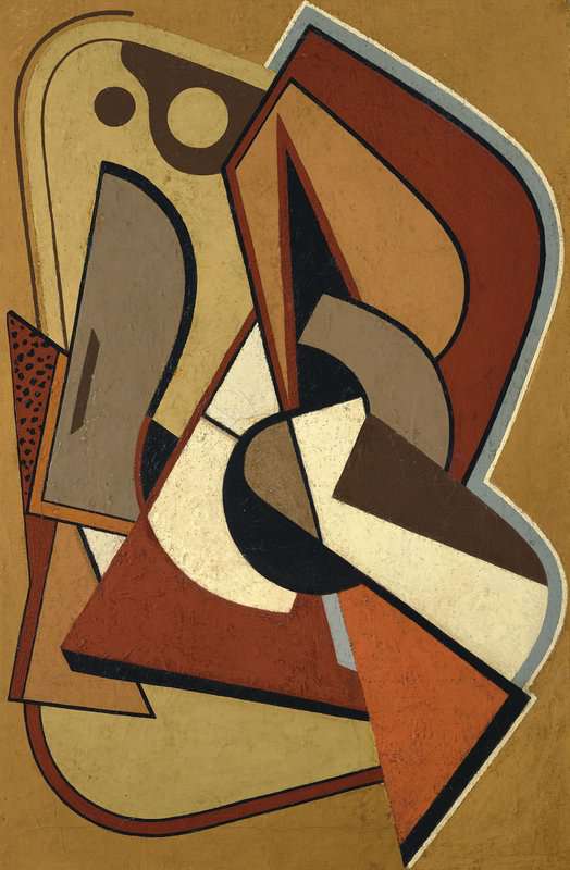 Auguste Herbin Composition 1919 - Official Christies Hand Painted Reproduction museum quality