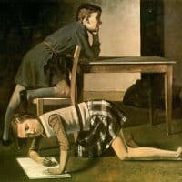 Balthus Children - 1937 Hand Painted Reproduction