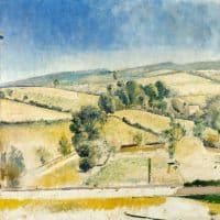Balthus Landscape In Chassy 1957 Hand Painted Reproduction