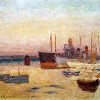 Bonnard - The Port Of Cannes 1920 Hand Painted Reproduction