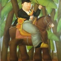 Botero President Hand Painted Reproduction