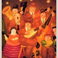 Botero The Musicians Hand Painted Reproduction
