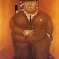 Botero The Street Hand Painted Reproduction
