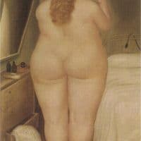 Botero The Toilet In The Morning Hand Painted Reproduction