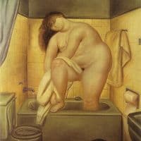 Botero Tribute To Bonnard Hand Painted Reproduction