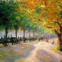 Camille Pissarro Hyde Park Hand Painted Reproduction