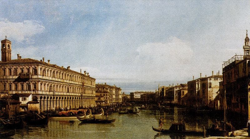Canaletto Grand Canal Hand Painted Reproduction museum quality