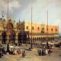 Canaletto San Marco Square- Venice Hand Painted Reproduction