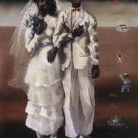 Candido Portinari Marriage On The Farm. 1940 Hand Painted Reproduction