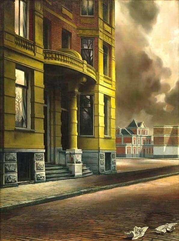 Carel Willink The Yellow House Hand Painted Reproduction museum quality