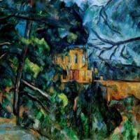 Cezanne Paul Chateau Noir 1900-1904 Hand Painted Reproduction