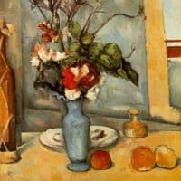 Cezanne Paul The Blue Vase Hand Painted Reproduction