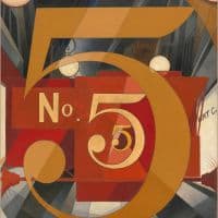 Charles Demuth I Saw The Figure 5 In Gold