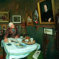 Charles Spencelayh Mother 1944 Hand Painted Reproduction