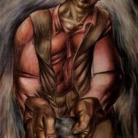 Charles White Preacher Hand Painted Reproduction