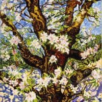 Charley Toorop Old Flowering Apple Tree 1949 Hand Painted Reproduction