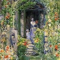 Childe Hassam Isles Of Shoals Garden Aka The Garden In Its Glory 1892 Hand Painted Reproduction