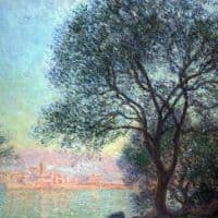 Claude Monet Antibes Seen From La Salis Hand Painted Reproduction