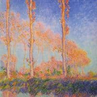 Claude Monet Claude Poplars At Philadelphia Hand Painted Reproduction