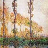 Claude Monet Claude Poplars In Autumn Ii Hand Painted Reproduction