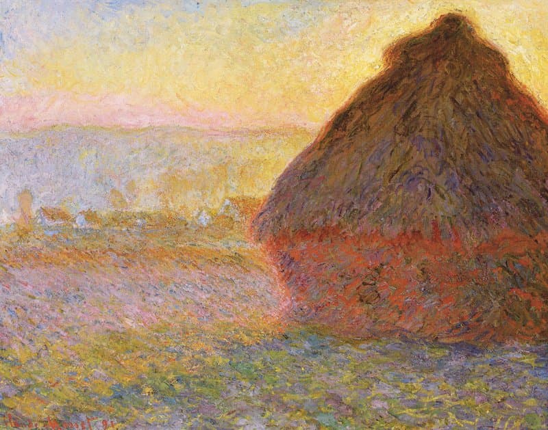 Claude Monet Haystacks 3 Hand Painted Reproduction museum quality