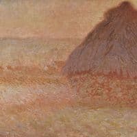 Claude Monet Haystacks At Sunset Hand Painted Reproduction