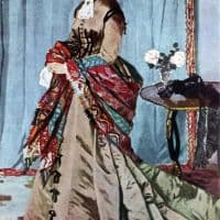Claude Monet Madame Gaudibert Hand Painted Reproduction