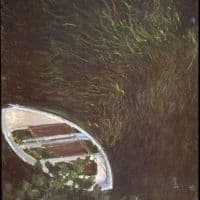 Claude Monet The Boat Hand Painted Reproduction