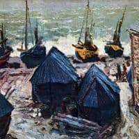 Claude Monet The Boats Hand Painted Reproduction