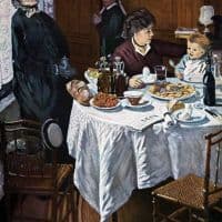 Claude Monet The Lunch 1 Hand Painted Reproduction