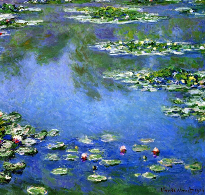 Claude Monet Water Lilies Hand Painted Reproduction museum quality
