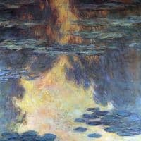 Claude Monet Water Lilies Water Landscape 2 Hand Painted Reproduction