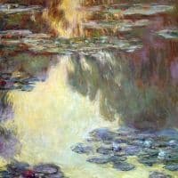 Claude Monet Water Lilies Water Landscape 6 Hand Painted Reproduction