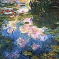 Claude Monet Water Lillies 4 Hand Painted Reproduction