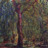 Claude Monet Weeping Willow Hand Painted Reproduction