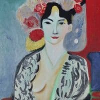 Concha De Castro Tribute To Matisse 1980 Hand Painted Reproduction