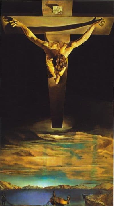 <b>Dali</b> Christ Of Saint John Of The Cross Hand Painted Reproduction
