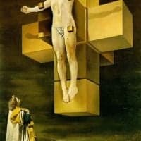 Dali Crucifixion Corpus Hypercubus Hand Painted Reproduction