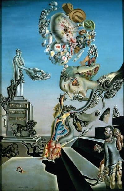 <b>Dali</b> Disastrous Game Hand Painted Reproduction