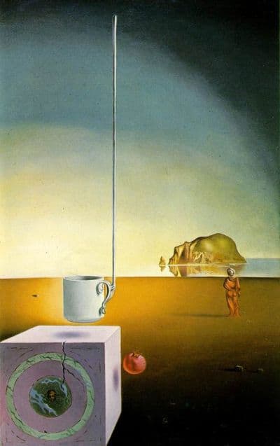 <b>Dali</b> Giant Flying Mocca Cup Hand Painted Reproduction