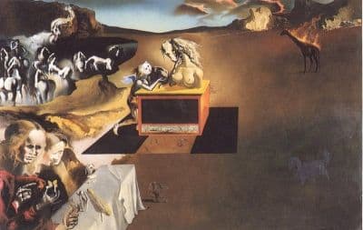 <b>Dali</b> Invention Of The Monsters Hand Painted Reproduction