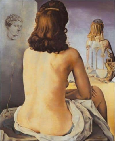 <b>Dali</b> Ma Femme Nue Regardant Son Propre Corps Hand Painted Reproduction