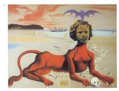 <b>Dali</b> Shirley Temple The Youngest Most Sacred Monster Of The Cinema In Her Time Hand Painted Reproduction