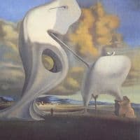 Dali The Architectonic Angelus Of Millet Hand Painted Reproduction