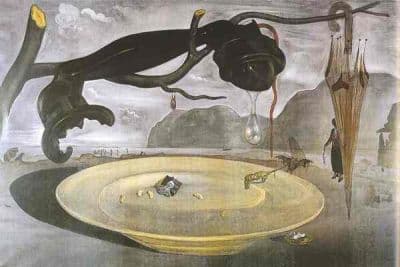 <b>Dali</b> The Enigma Of Hitler Hand Painted Reproduction