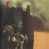Dali The Horseman Of Death Hand Painted Reproduction
